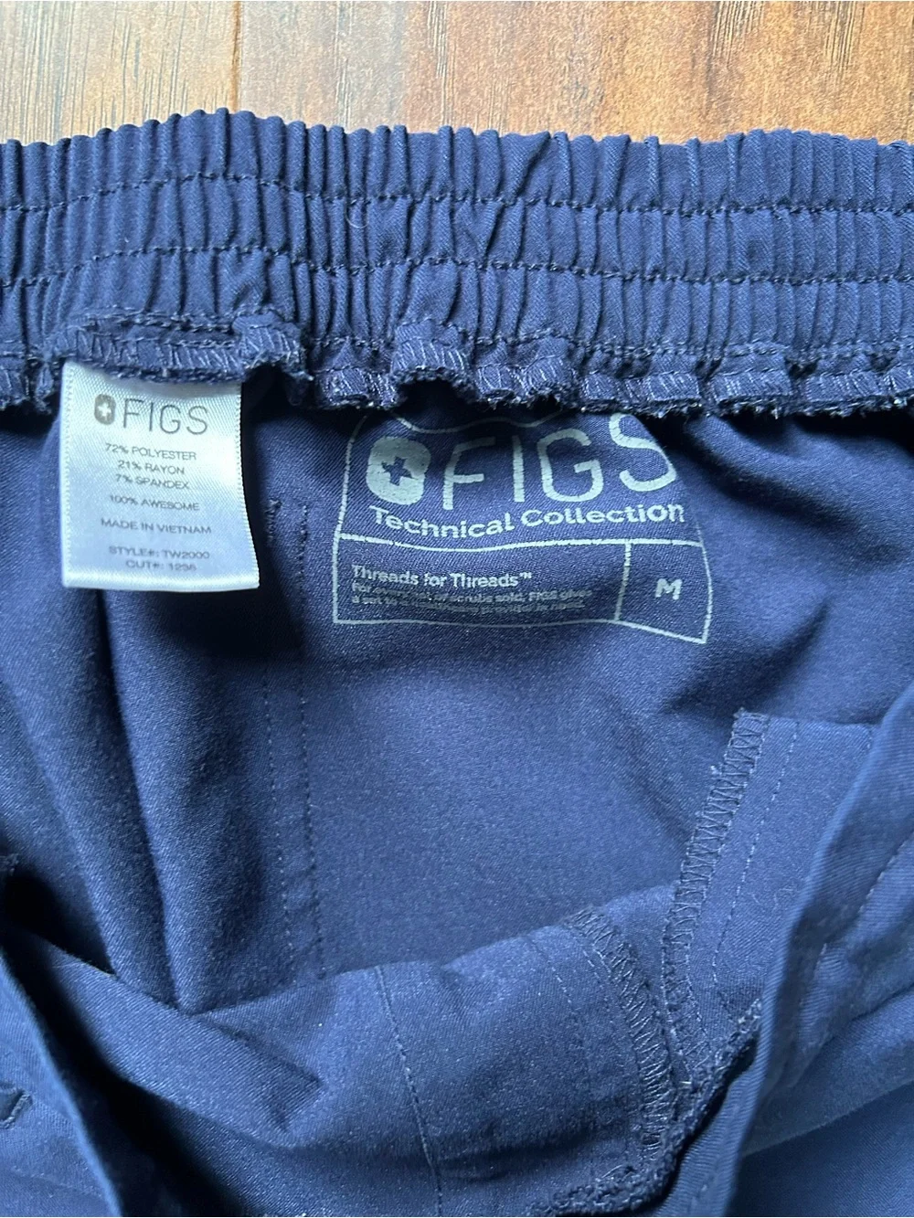 Figs stretch fabric